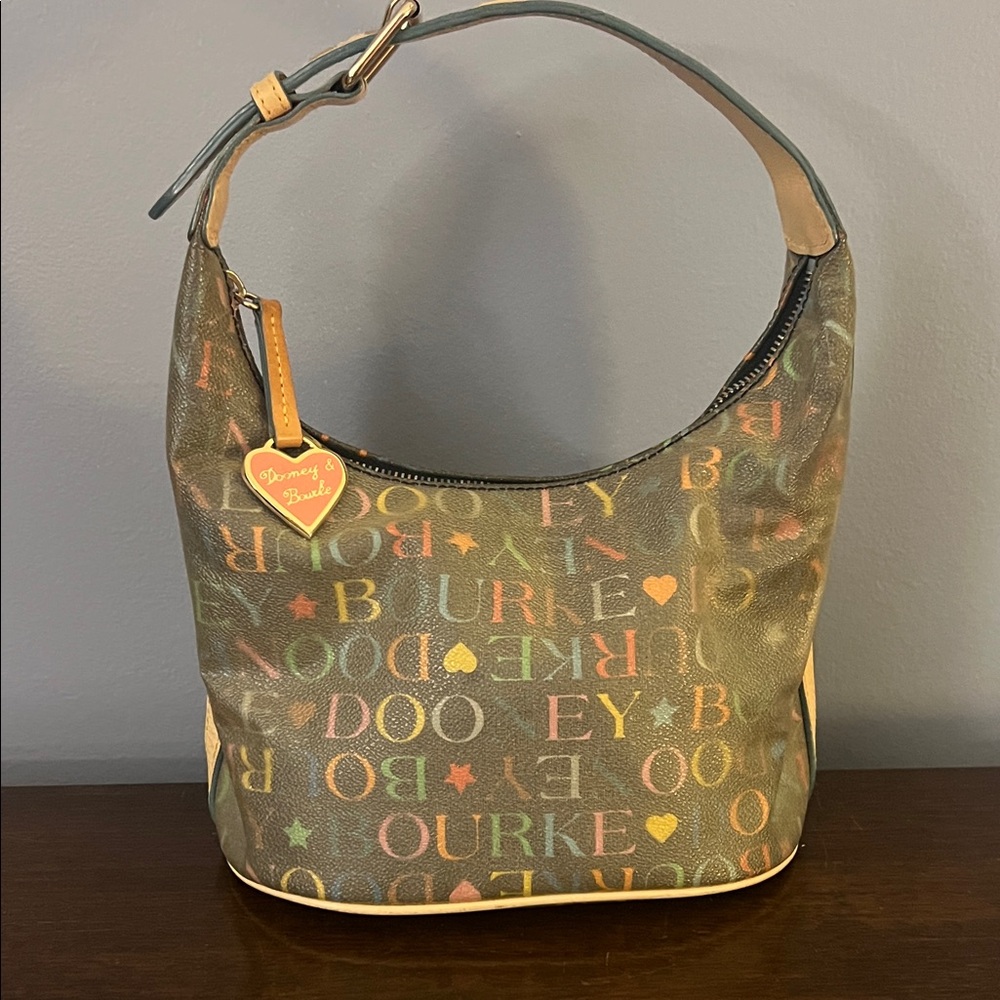 Dooney & Bourke Colorful Lettered Hobo Bag